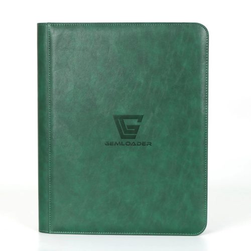 Άλμπουμ Καρτών Premium Toploader Gemloader 3””X4”” Fit collector”s binder [216 Θέσεις] - Green 